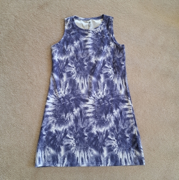 ❤️ NWOT Gaiam Tie Dye Dress Tank Style Women's Size Medium Soft Casual Purple - Picture 12 of 14